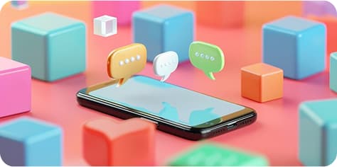 UI/UX design mockups on a screen