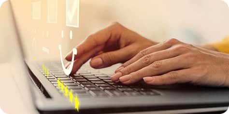 Technician working on server maintenance