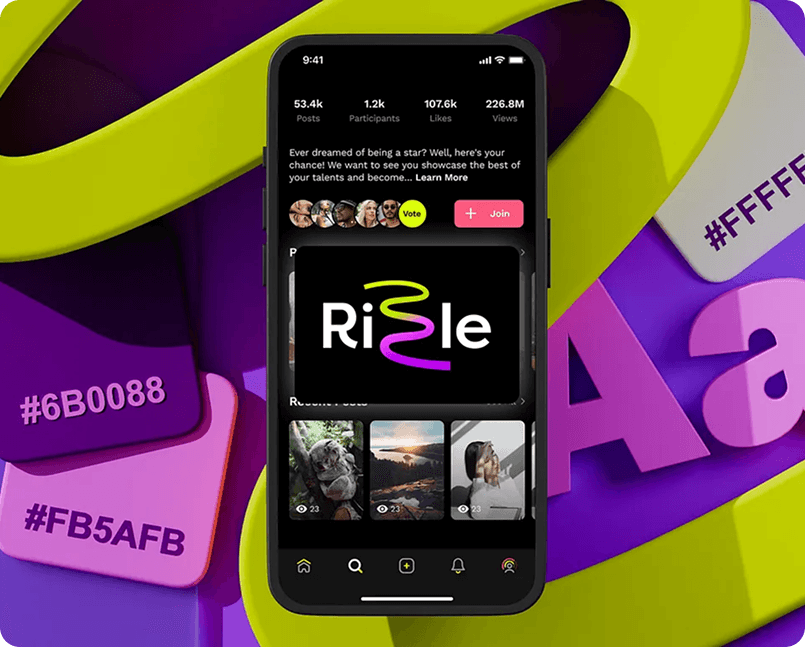 Mobile app development illustration